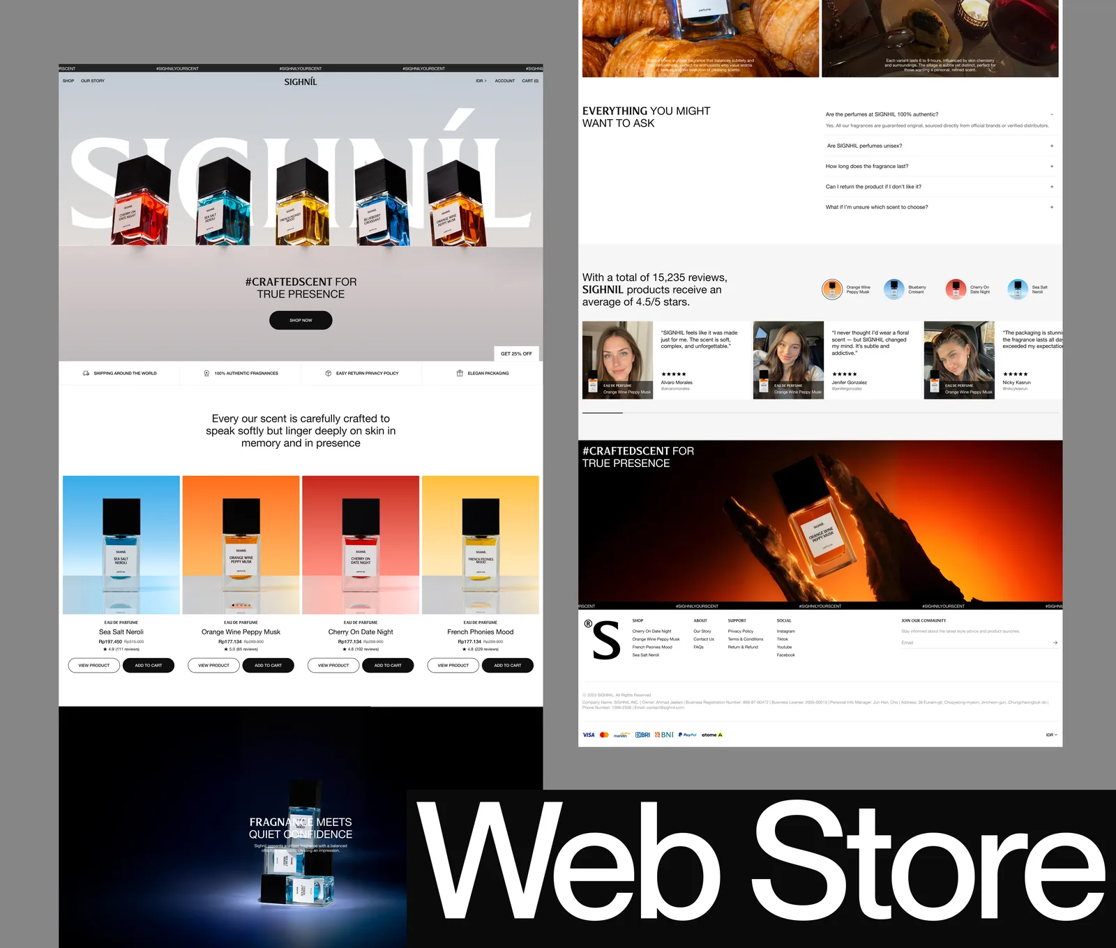 Web store case study
