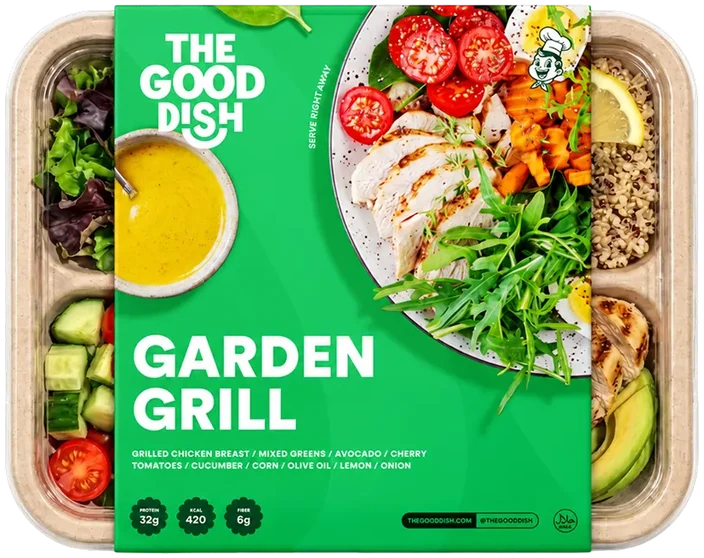 The Good Dish ready meal packaging design